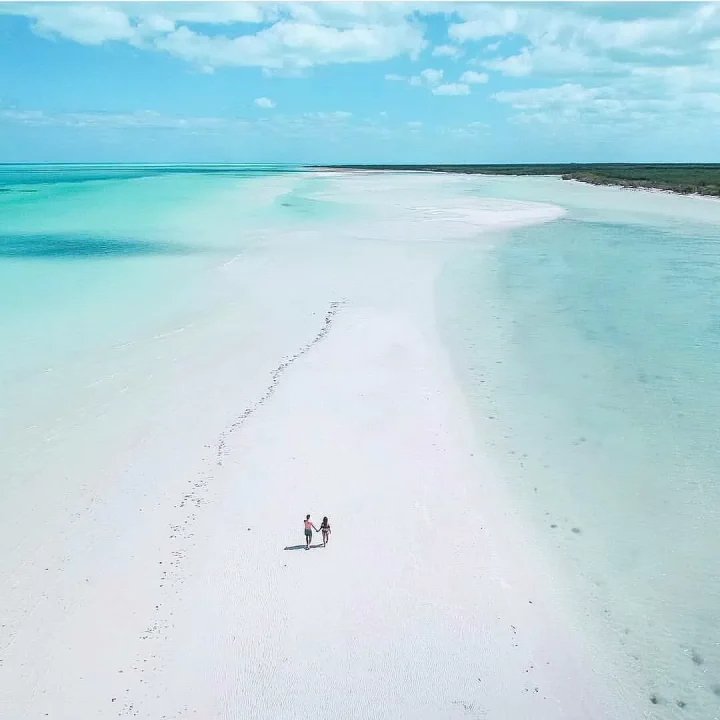 Playa Punta Mosquito en Isla Holbox Mexico