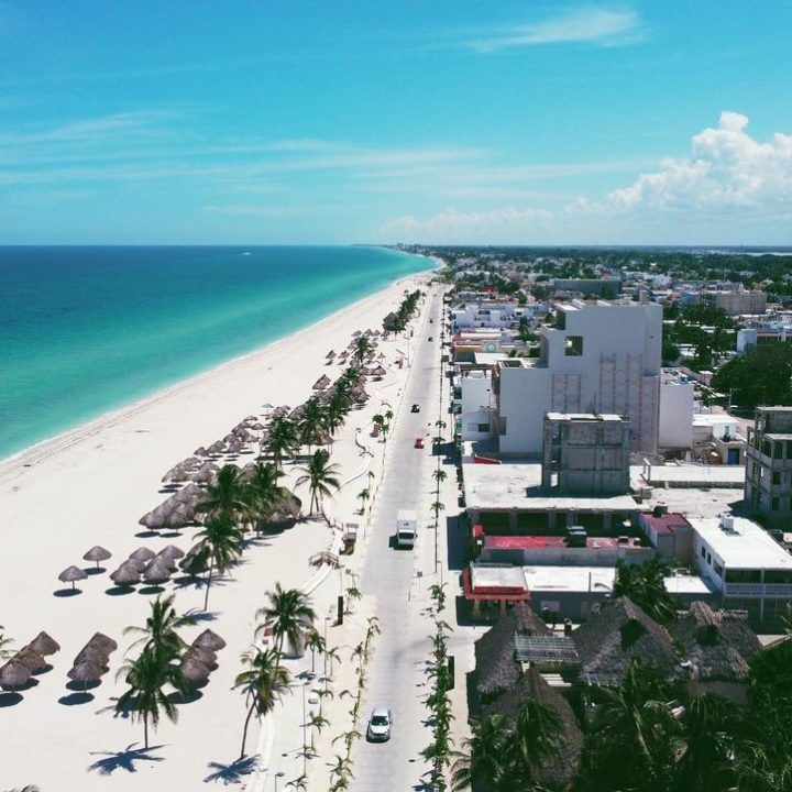 Playa Progreso en Yucatán México